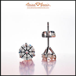 Diamond Studs with La Pousette Closure  Alchemy Jeweler