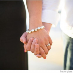 Hand Picture from Lauren and Chris showing her Brian Gavin Diamond Engagement Ring