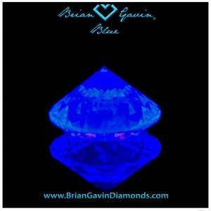 Photograph Diamond Blue Fluorescence Brian Gavin Blue AGS l104067041019
