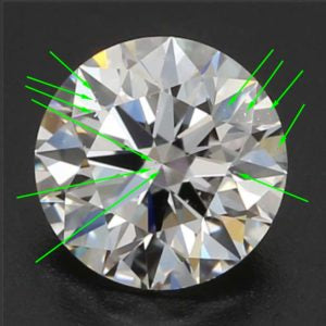 photograph examples of vs2 clarity grade diamond