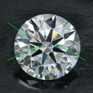 photograph example of vvs2 clarity grade diamond