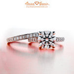 Truth Micro Pave Eternity Engagement Ring and Anniversary Band