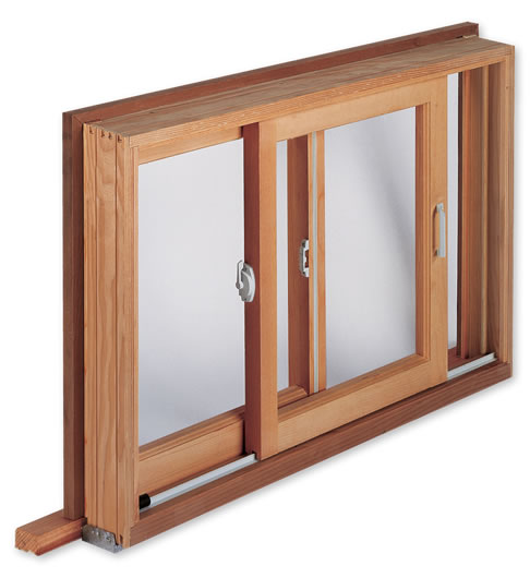 slider wooden window