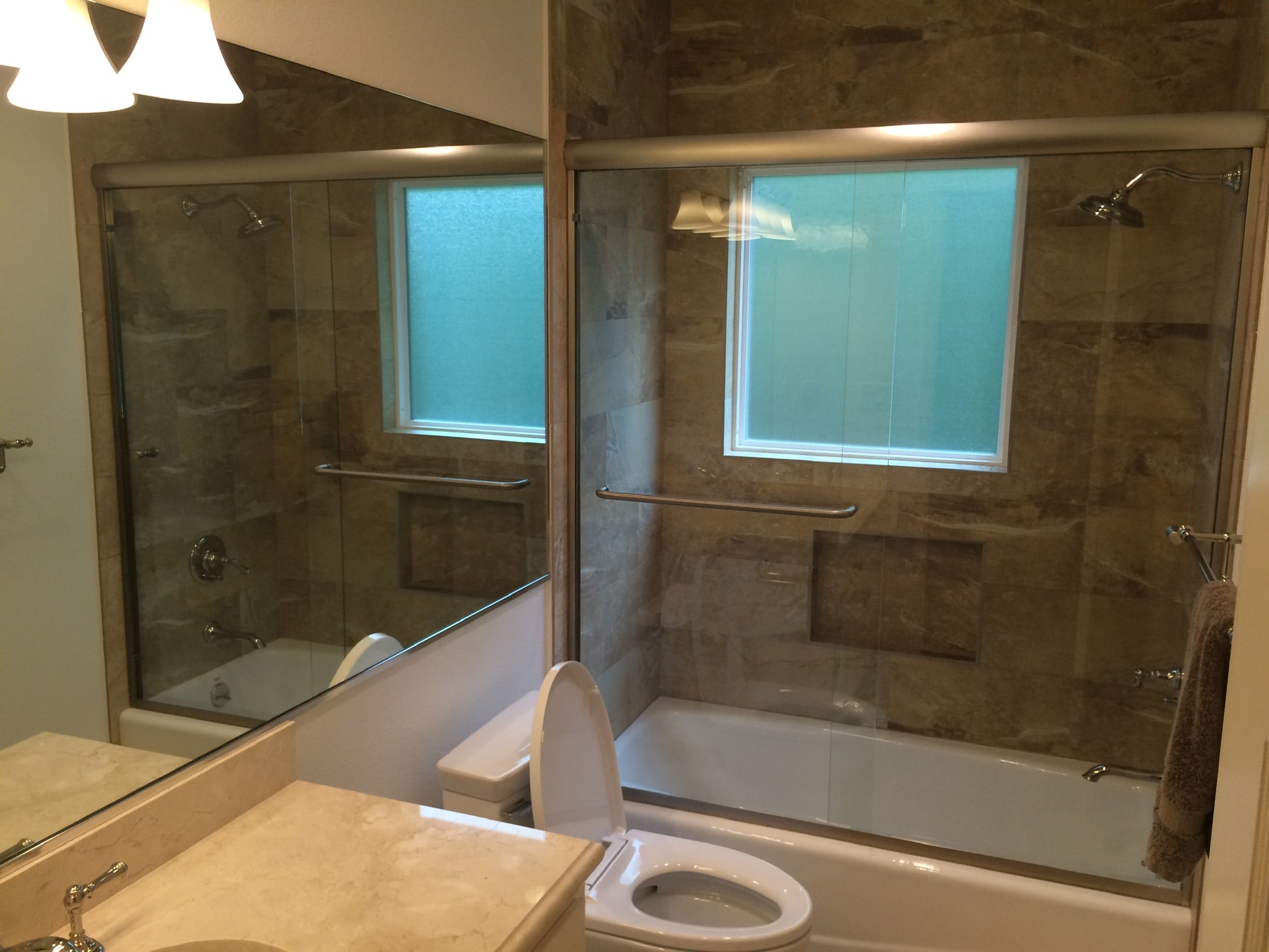 glass shower door replacement