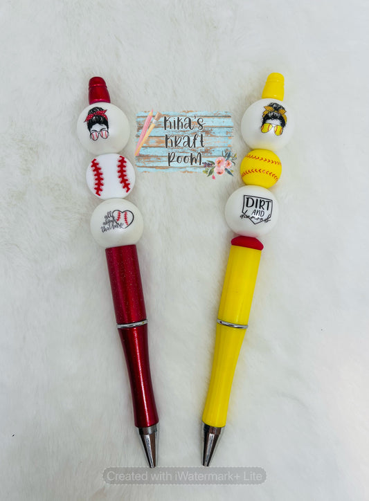 Silicone Beaded Pens, Beaded Pens, Fun Pens, Pen Gifts, Beads, Silicone  Beaded Pens, Gift Ideas, Mothers Pen 