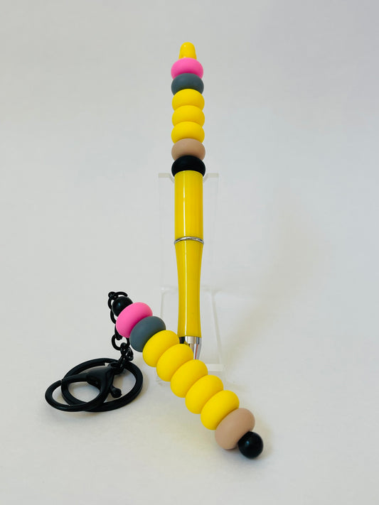 Silicone Beaded Pens with Refill – Kikaskraftroom