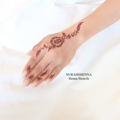 HENNA STENCIL - 008 – NURAHSHENNA