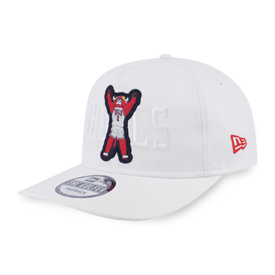 Chicago Bulls The Golfer Snapback 2-Tone Contrast Chrome White