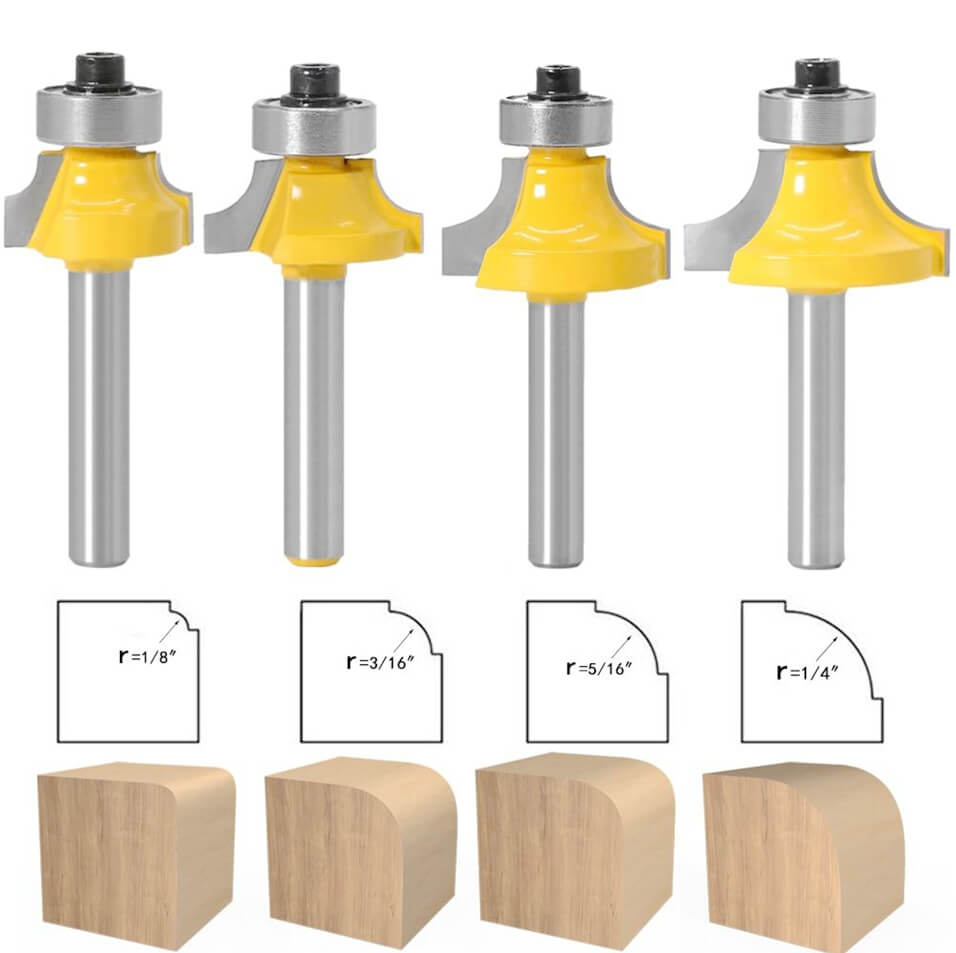 Corner Round Over Router Bit - M3Tools