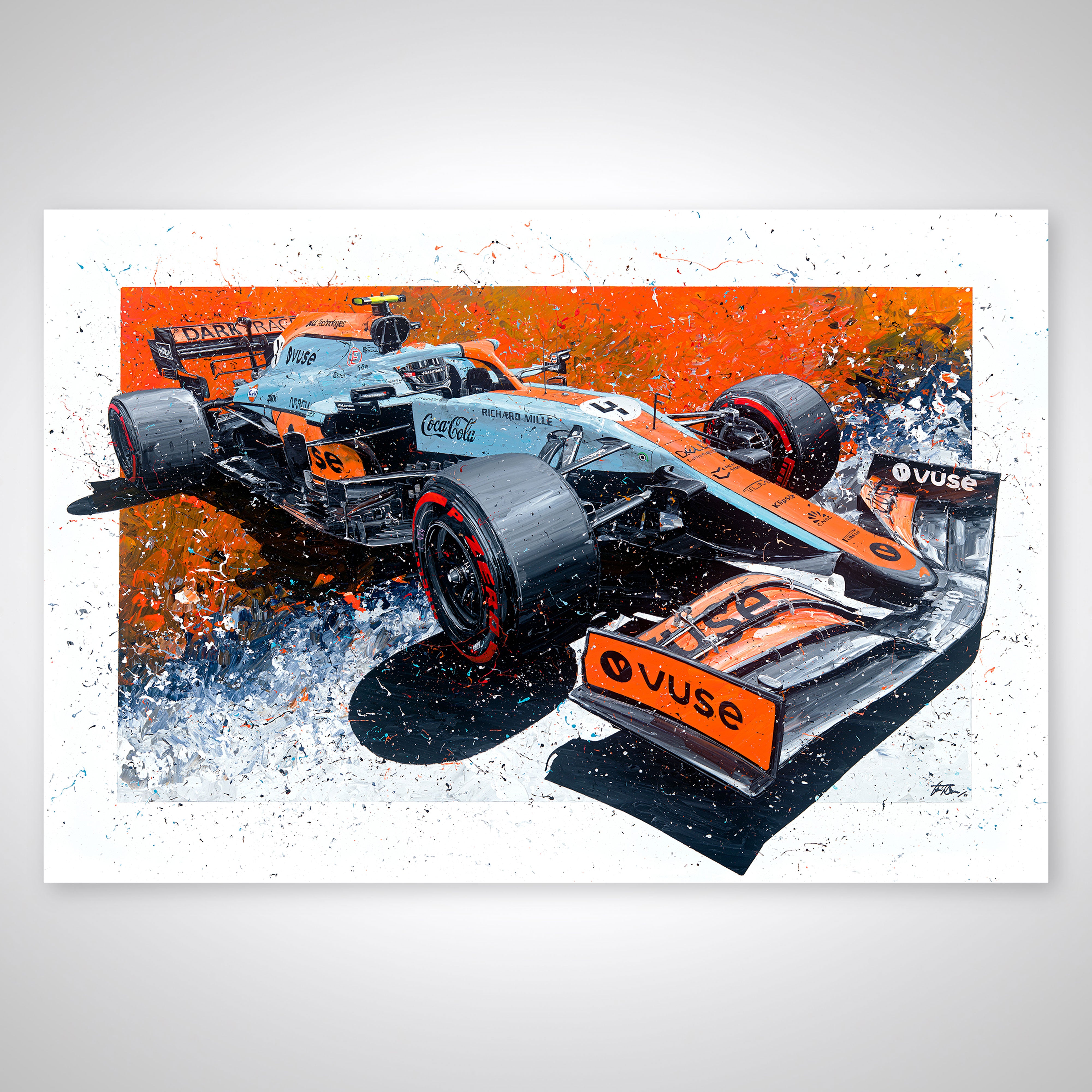 Lando Norris 2021 Monaco Grand Prix Giclee Print – David Johnson – F1 ...