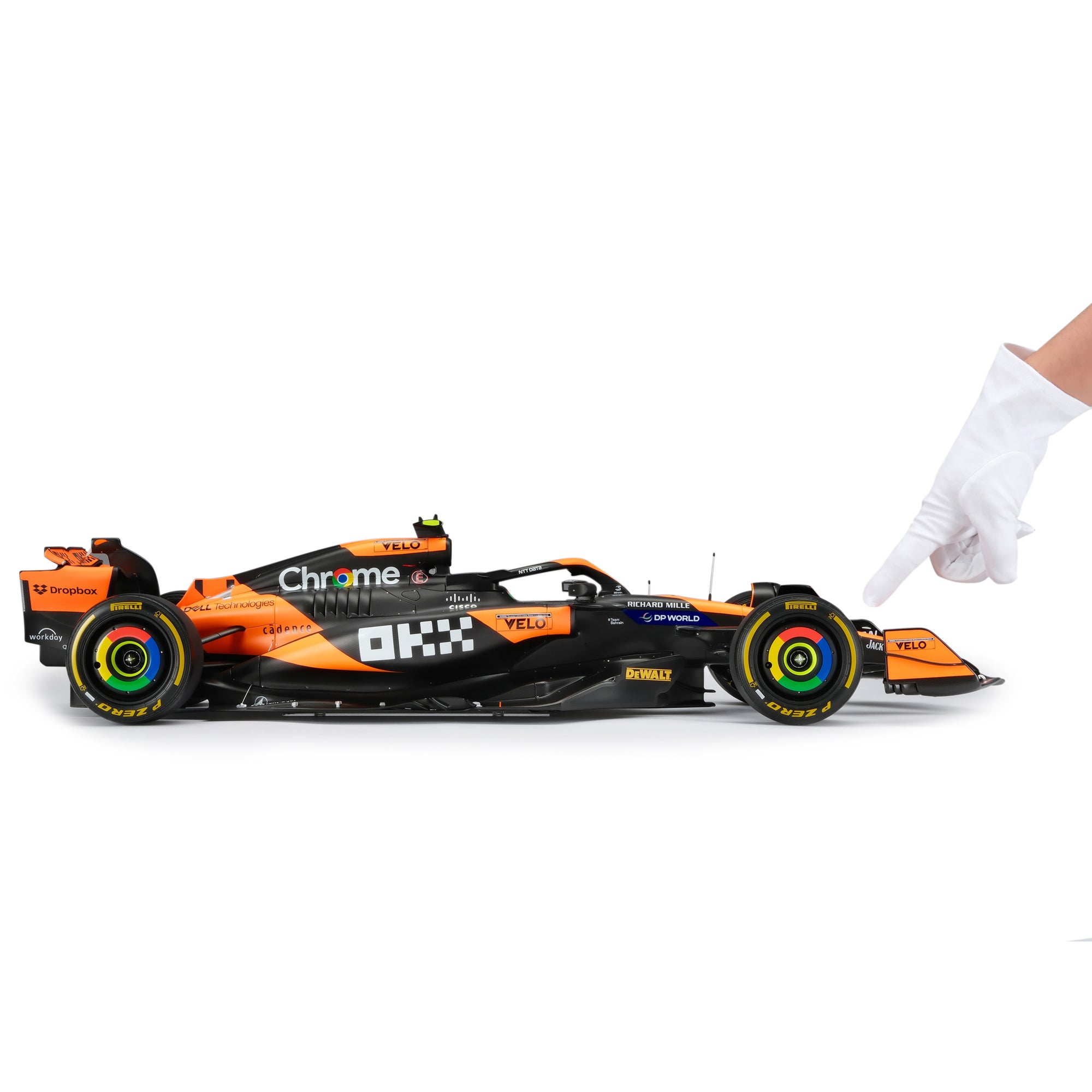 Product image for Limited Edition Lando Norris 2024 McLaren MCL38 1:8 Scale Model – Miami GP