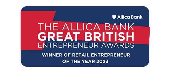 The Allica Bank great british entrepreneur awards winner