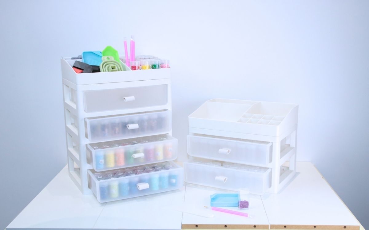 Diamond painting storage containers