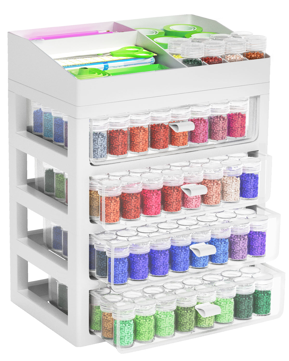 DIY Beads & Drills Stackable Storage Containers for Diamond Art