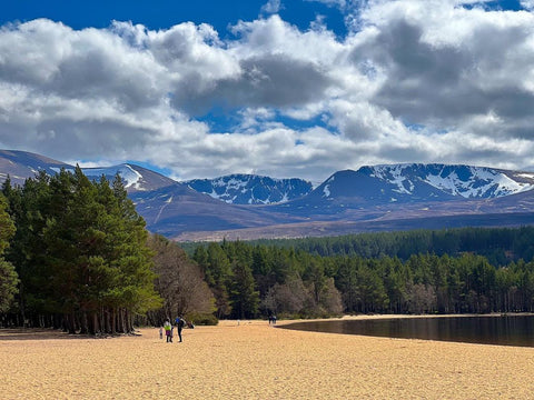 Loch Morlich - the best walks with wild swim in Scotland