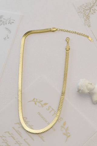 Radiant Beauty Gold-Plated Necklace