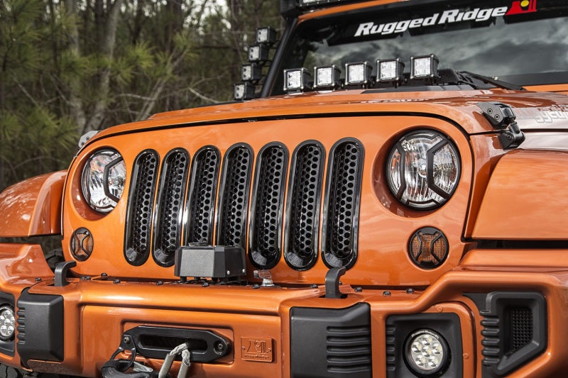 Rugged Ridge Grille Inserts Perforated 07-18 Jeep Wrangler – Extreme  Performance & Offroad