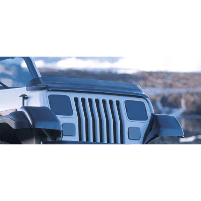 Rugged Ridge Bug Deflector Smoke 87-06 Jeep Wrangler – Extreme Performance  & Offroad