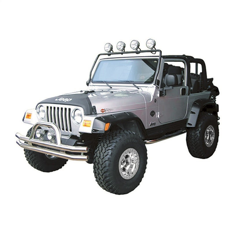 Rugged Ridge 97-06 Jeep Wrangler TJ Black Full Frame Light Bar – Extreme  Performance & Offroad