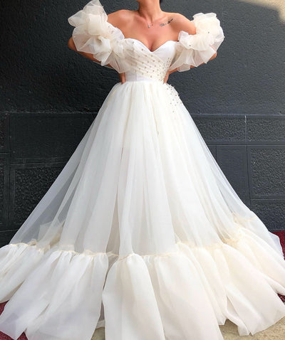 Appealing White Wedding Dress