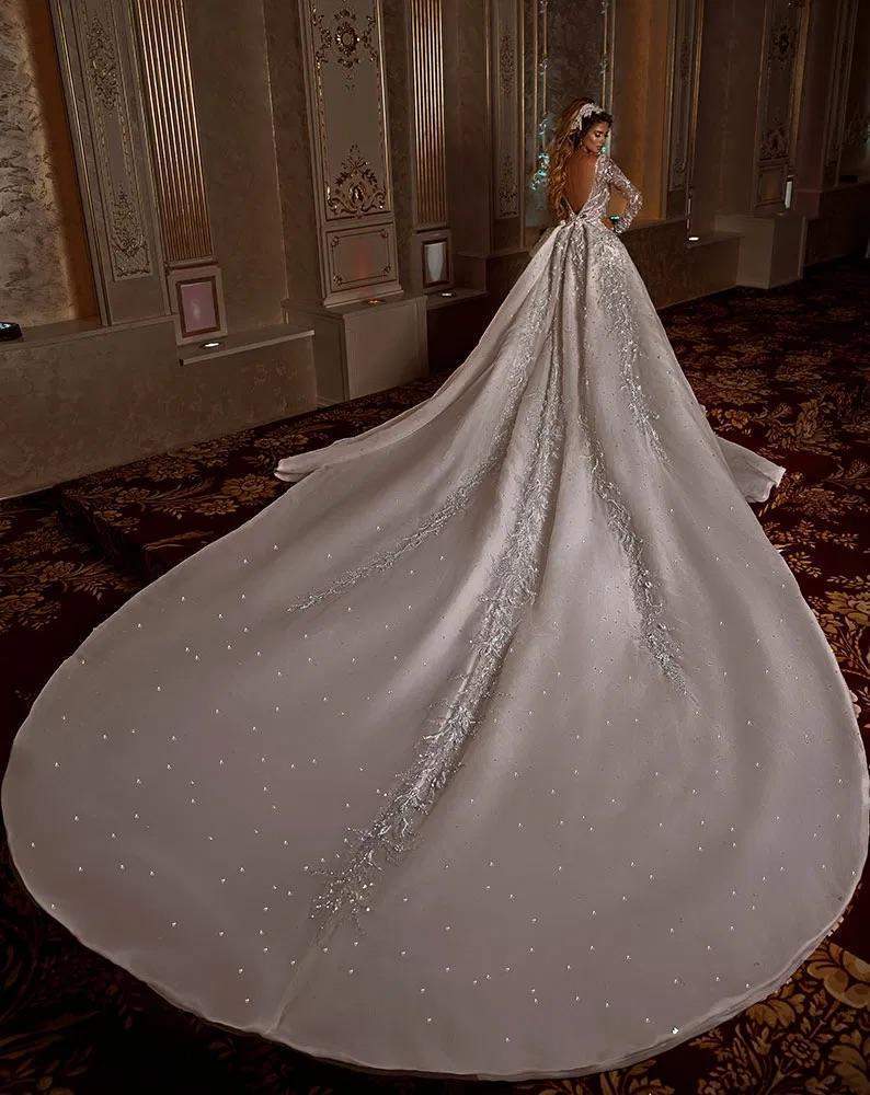 Mermaid Swarovski Dress with Veil