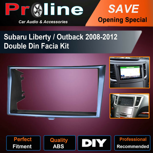 Subaru Liberty Outback 09-14 DOUBLE DIN radio facia sterero Fascia