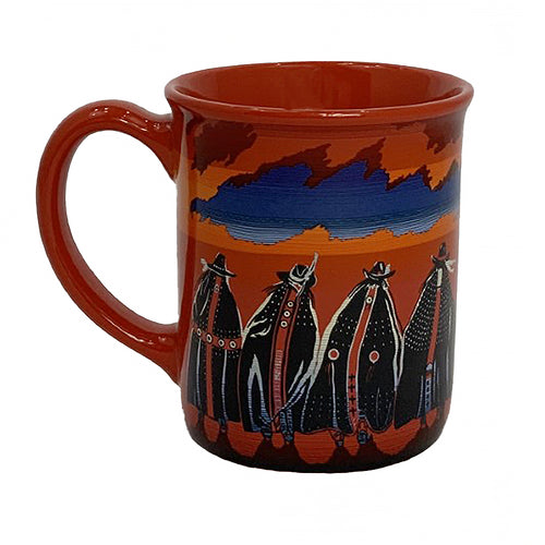 Pendleton Woolen Mills American Indian College Fund Set of Four Printed  Ceramic Mugs