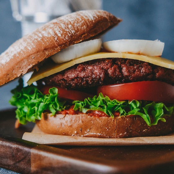 vegan cheeseburger recept