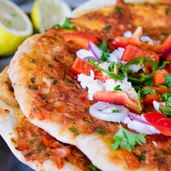 Turkse Pizza - Lahmacun