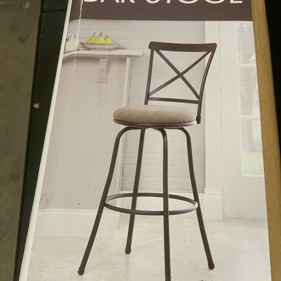 karson adjustable height x barstool