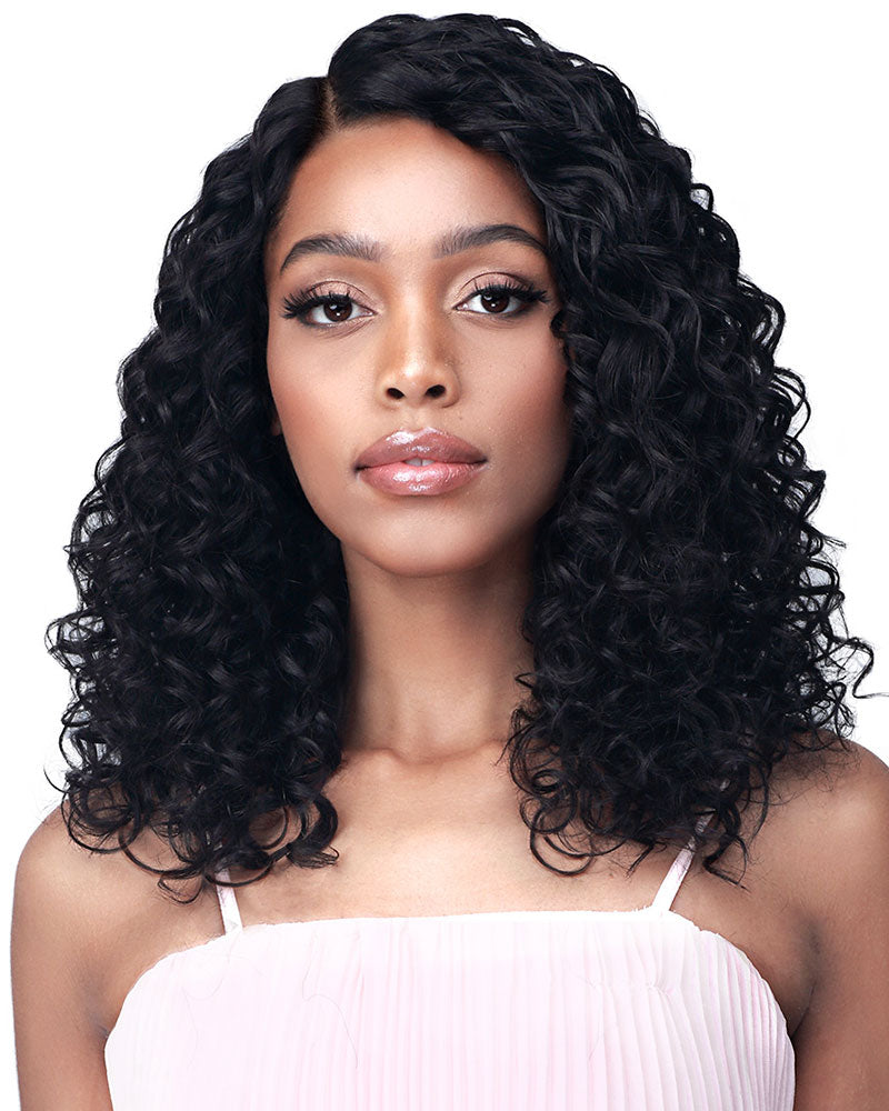 Water Wave 16 | Lace Front Human Hair Wig by Bobbi Boss - Best Wig Outlet