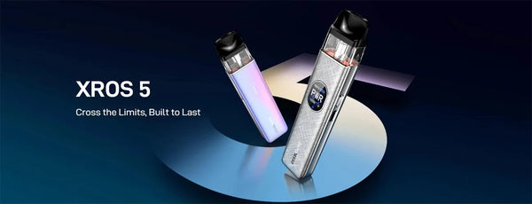 Vaporesso XROS 5 Pod Kit - Vista frontal con pantalla HD