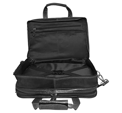 Full Grain Leather Briefcase Handbag Laptop Bag for men & women in ...