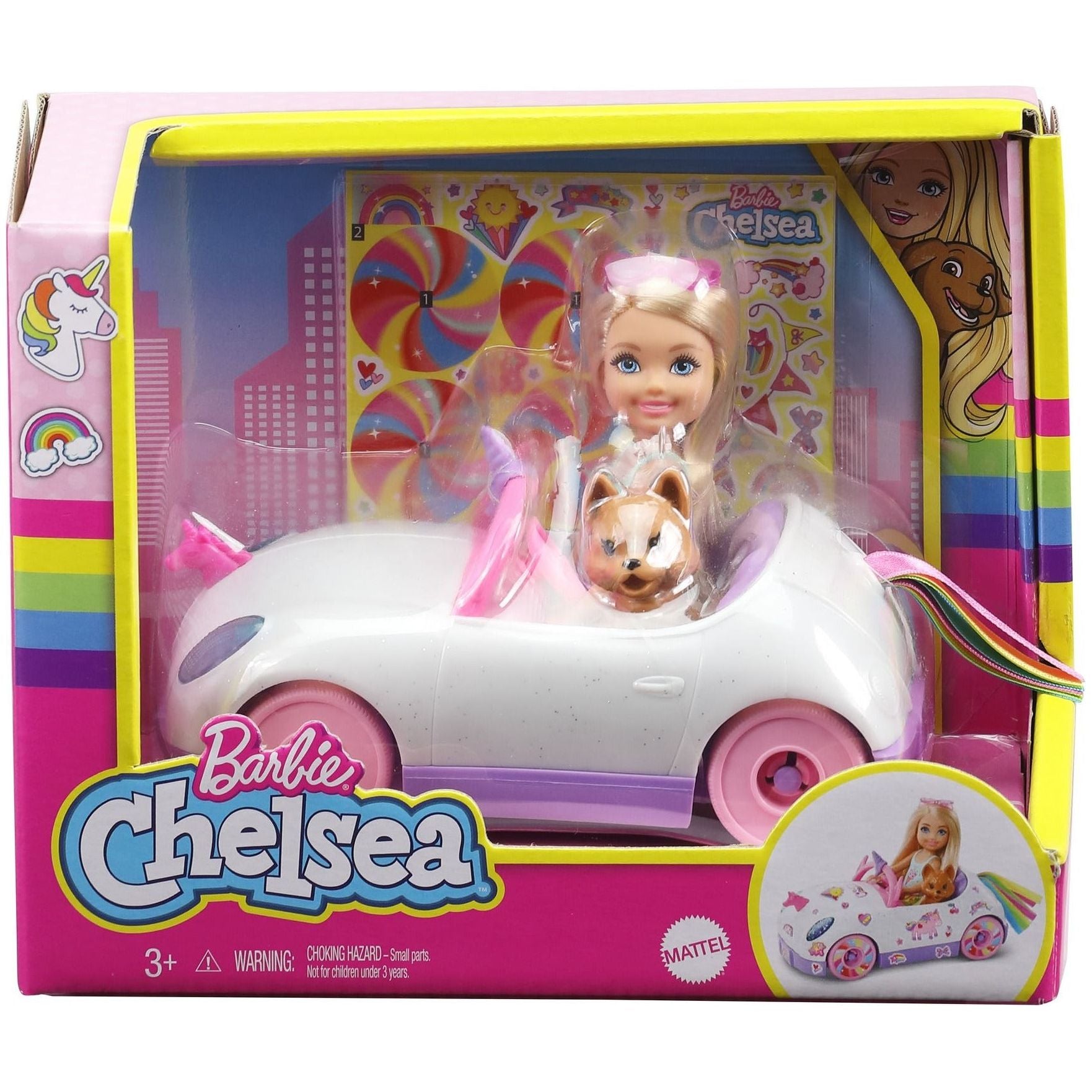 Barbie-Camping-Car 2 en 1 de Chelsea-Coffret