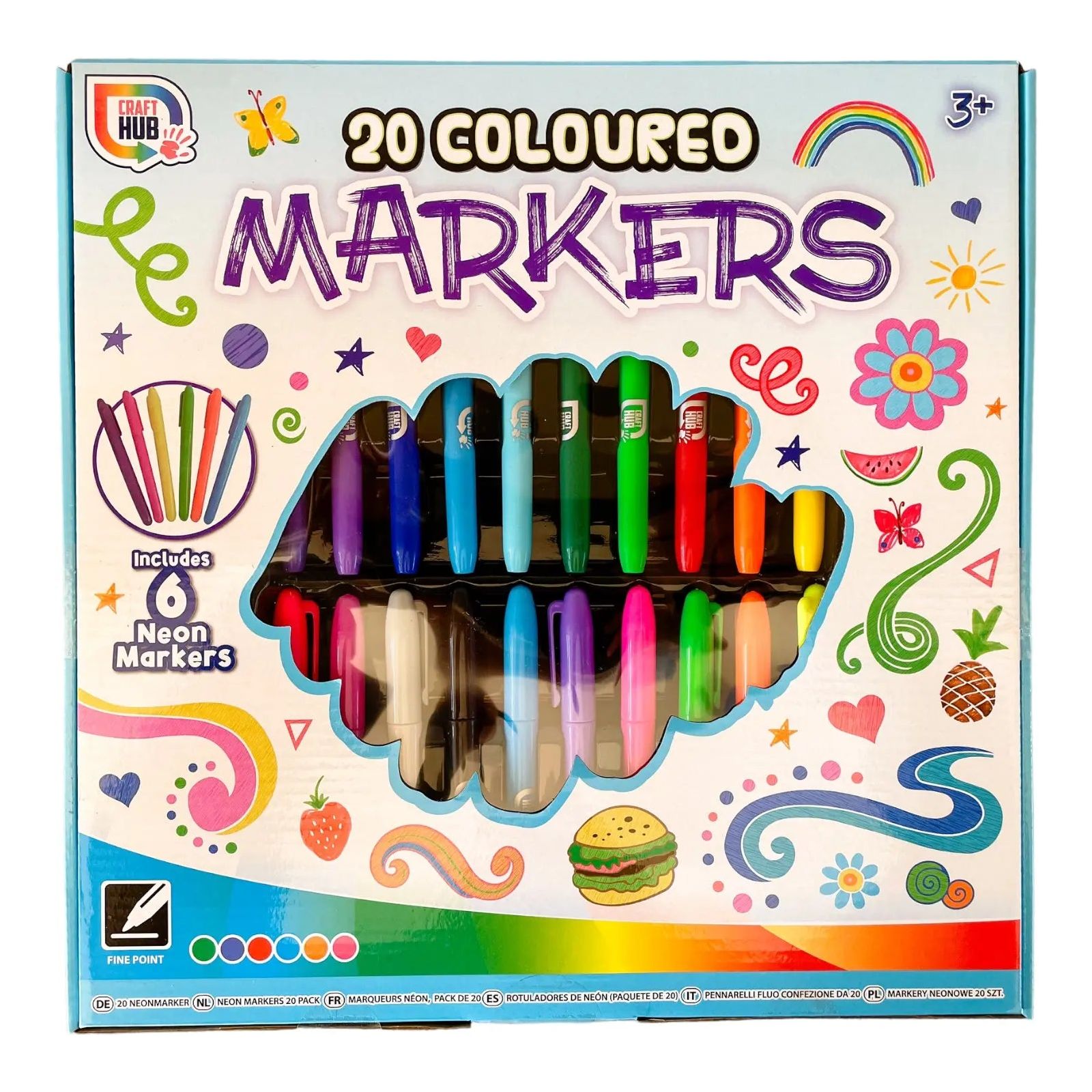 Baby Roo 24 Colours Silky Washable Crayons – Distro Group