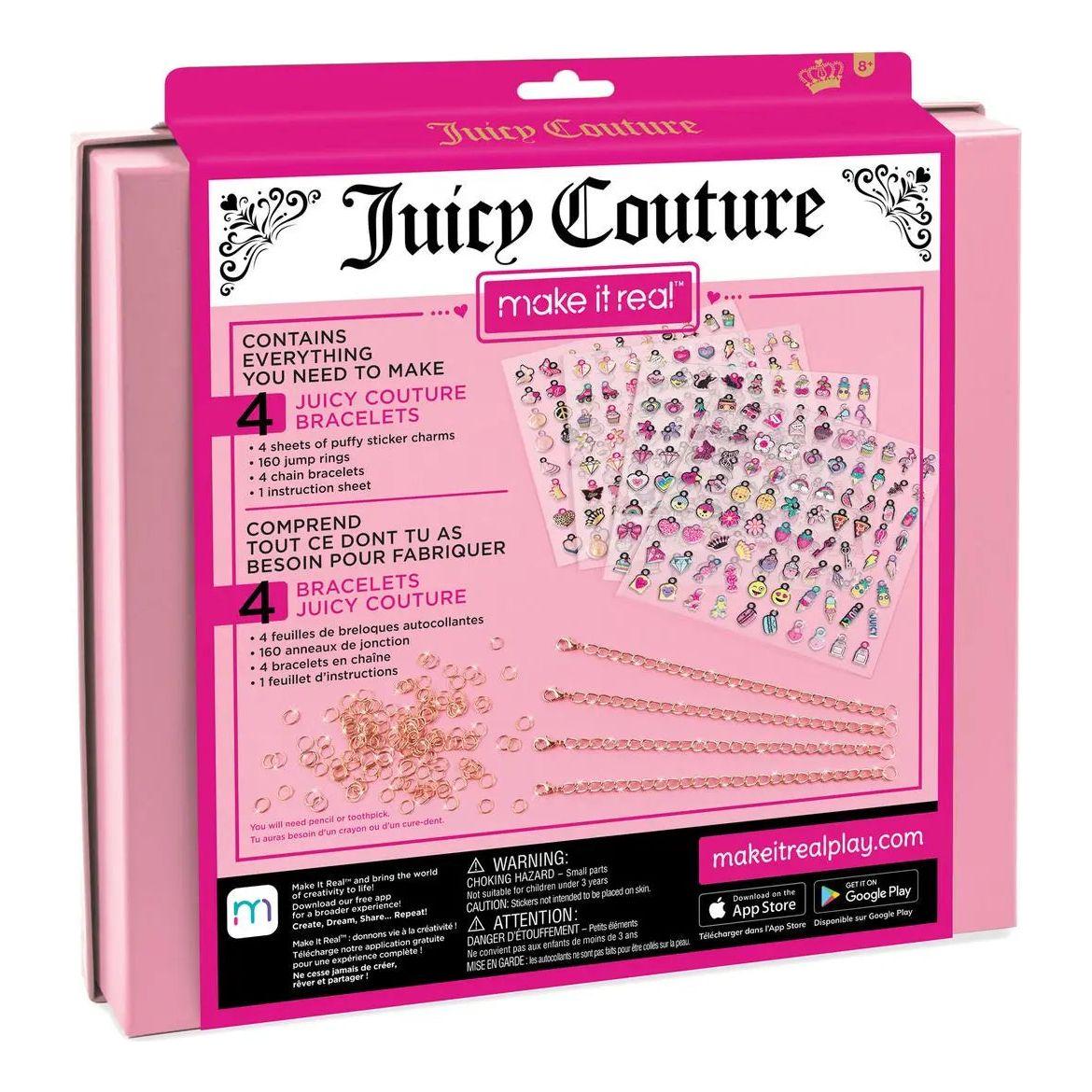  Make it Real - Juicy Couture Pink and Precious Bracelets - DIY  Charm Bracelet Kit with Beads for Tween Jewelry Making - Jewelry Making Kit  for Girls : Arts, Crafts & Sewing