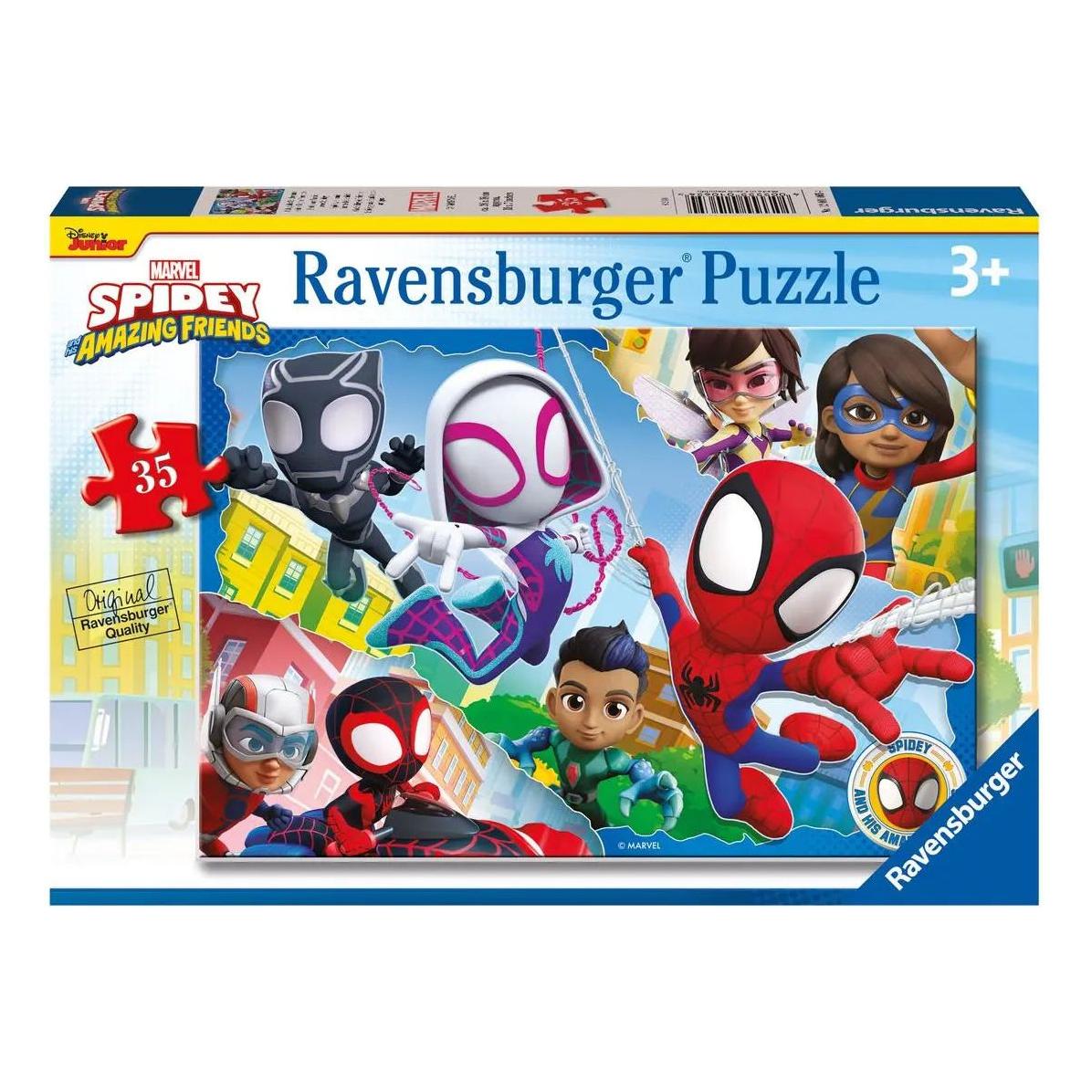 😃🧩 Wow! New Spidey and His Amazing Friends Puzzle Play with Spidey  Videos! 