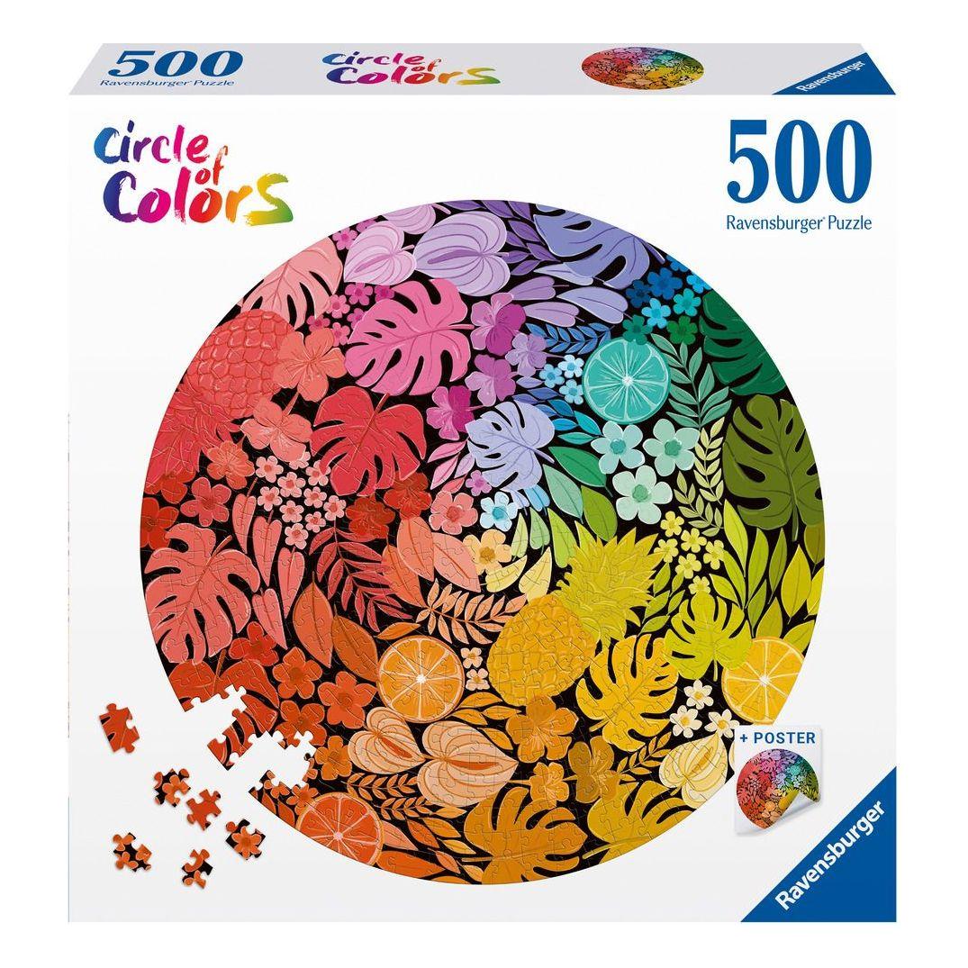 Ravensburger Circle of Colors: Ocean Round Jigsaw Puzzle - 500pc