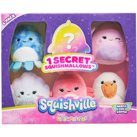 Squishville 2" Beach Day Squad 6-Pack