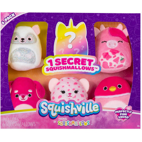 Squishville 2" Perfectly Pink Squad 6-Pack