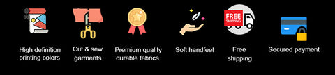 security and quality badges of the website