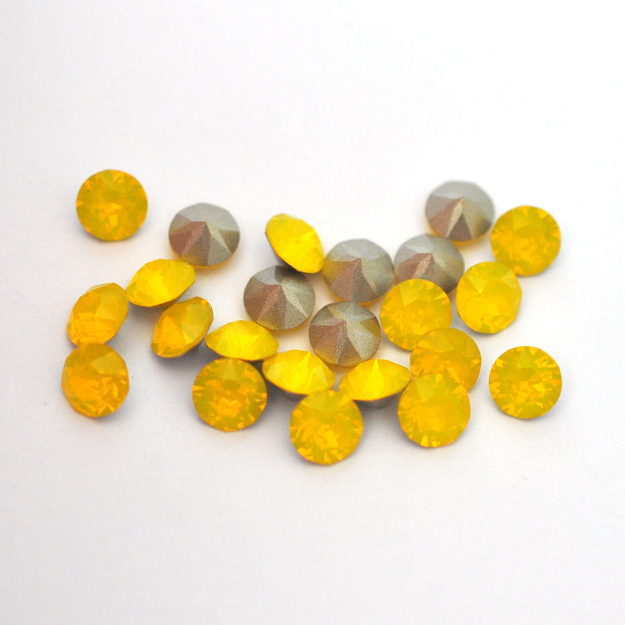 Yellow Opal 1088 Pointed Back Chaton Barton Crystal 29ss, 6mm