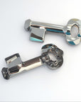 Silver Night Large Key Pendant 6919 Barton Crystal 50mm - 1 Key