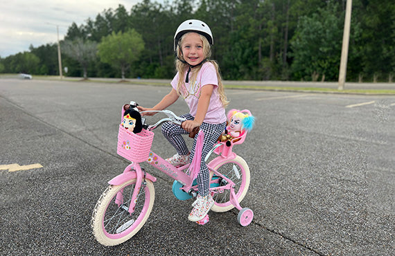 cute girls bike