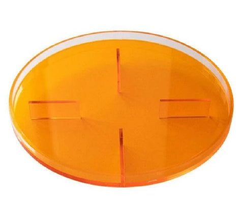 Orange retro acrylic tray