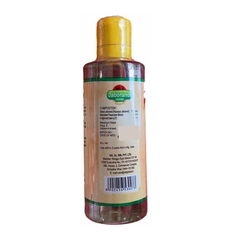 Buy SBL Jaborandi Plus Hair Oil 100 ml online at best priceHomeopathy