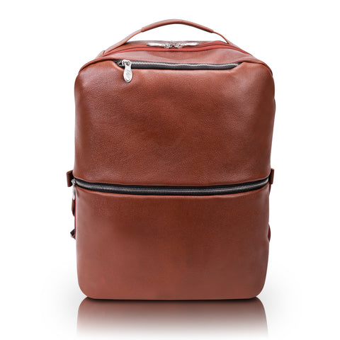 EAST SIDE | 17” Leather 2-In-1 Laptop Cross-Body & Backpack