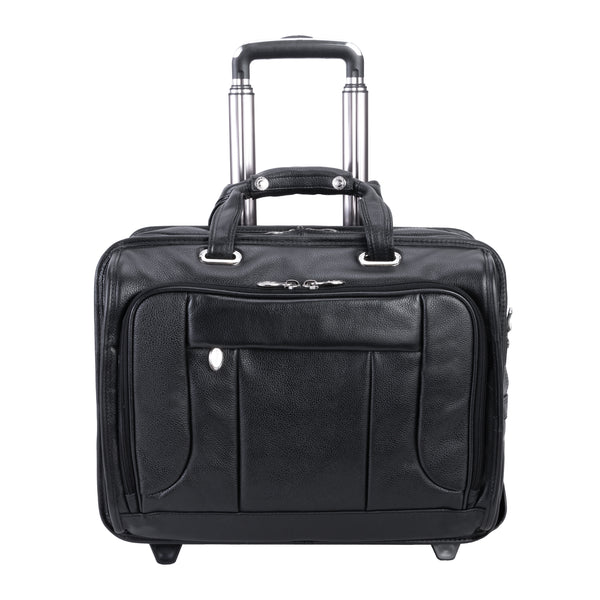 WEST TOWN | 17” Leather Detachable-Wheeled Laptop Case – McKleinUSA