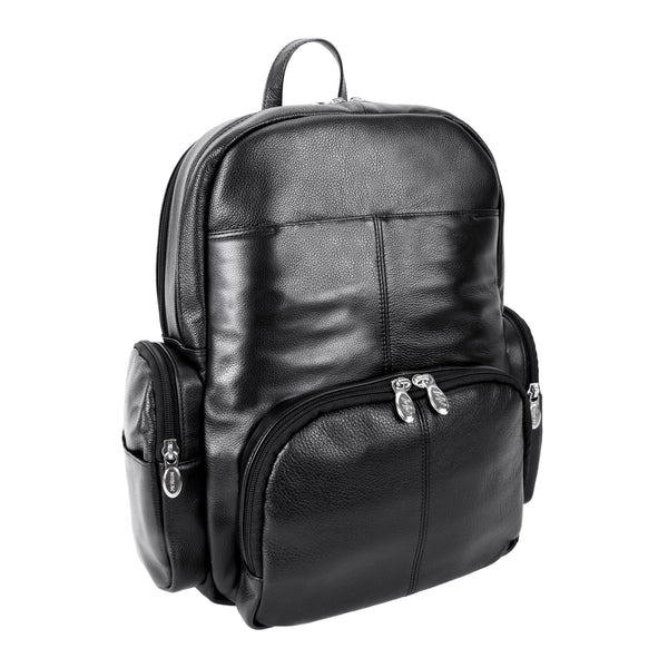 CUMBERLAND | 15” Leather Dual-Compartment Laptop Backpack – McKleinUSA