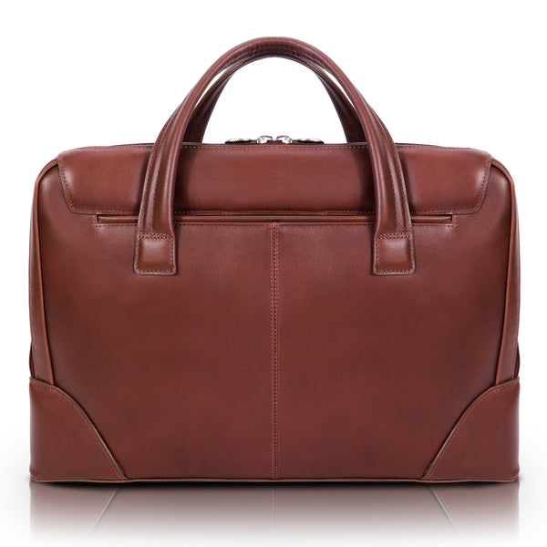 HARPSWELL | 17” Leather Dual-Compartment Laptop Briefcase – McKleinUSA